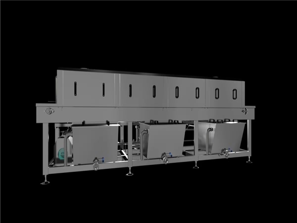 洗箱機(jī)，環(huán)速隧道式洗箱機(jī)，GMP體系標(biāo)準(zhǔn)生產(chǎn)線(xiàn)配套設(shè)備