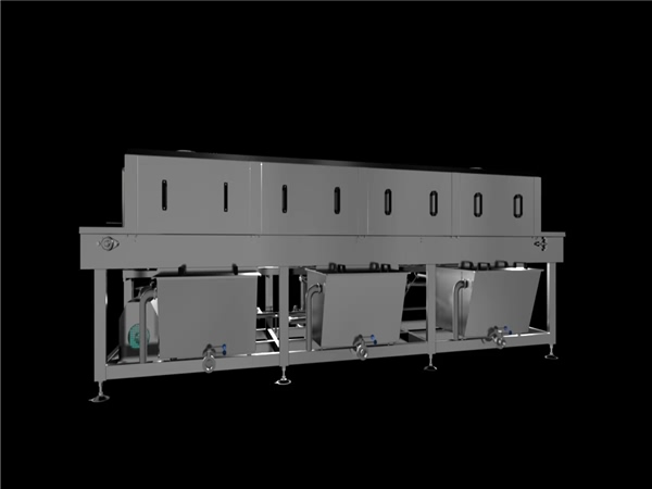 周轉(zhuǎn)筐清洗機，解決細菌殘留，降低50%能耗，提升效率80%