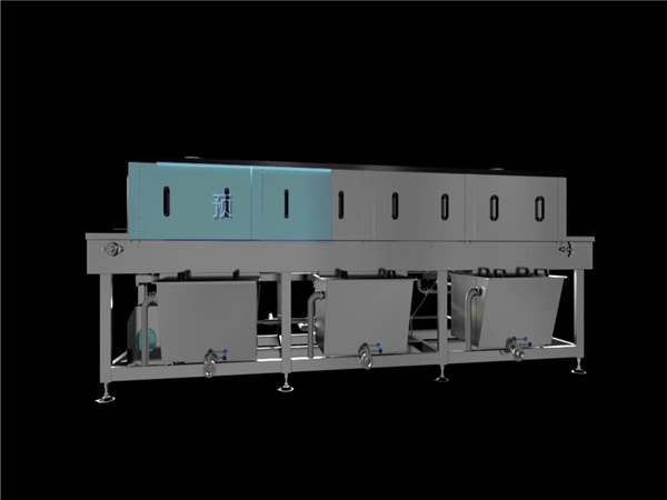 食品筐清洗機(jī)，解決細(xì)菌殘留，降低50%能耗，提升效率80%