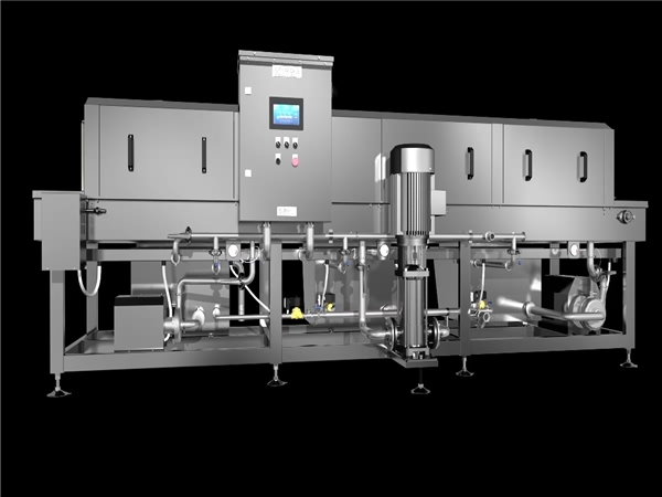 洗筐機(jī)_料盤清洗機(jī)_洗包裝袋清洗風(fēng)干流水線_周轉(zhuǎn)箱筐清洗機(jī)