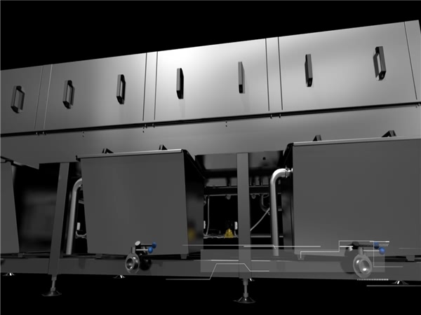 食品筐清洗機、肉制品箱子清洗機、洗筐機
