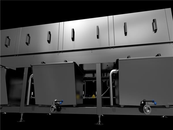 食品筐清洗機、肉制品箱子清洗機、洗筐機