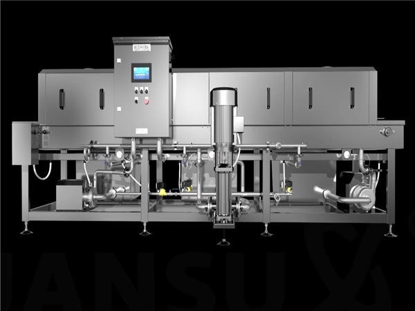 高壓水流周轉(zhuǎn)箱清洗機，雞籠清洗機